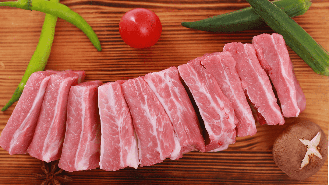 Frozen pork meats