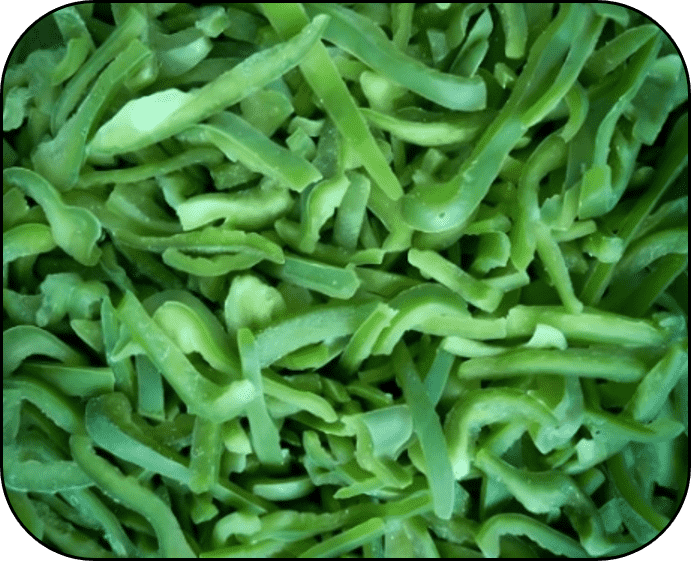 FROZEN GREEN PEPPER SLICES