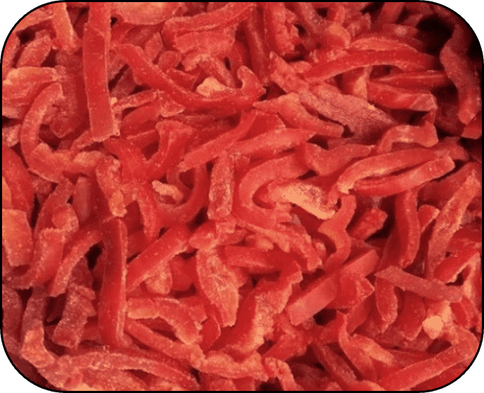 FROZEN RED PEPPER SLICES