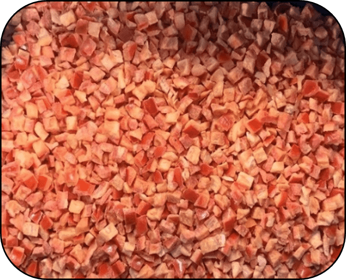 FROZEN RED PEPPER DICED