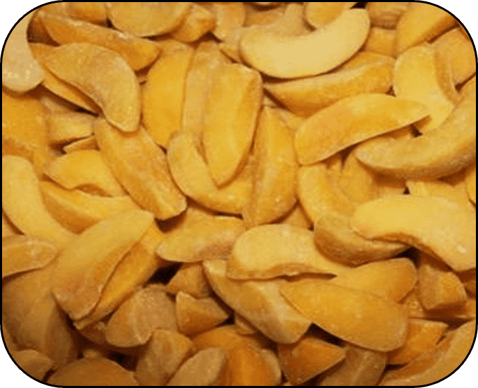 FROZEN YELLOW PEACH SLICES